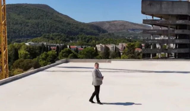 VIDEO Nositelj HDZ-ove liste za HNŽ snimao predizborni video na gradilištu HNK bez ikakve zaštitne opreme