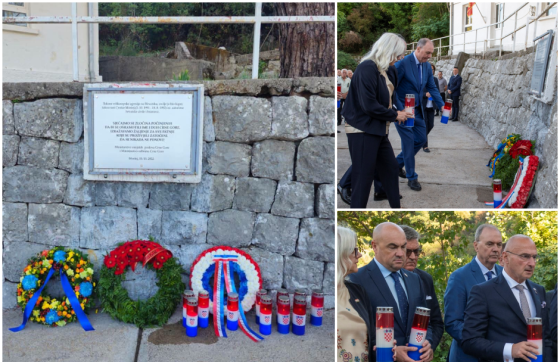 Župan Pezo, uz hrvatsku delegaciju, odao počast žrtvama logora Morinj