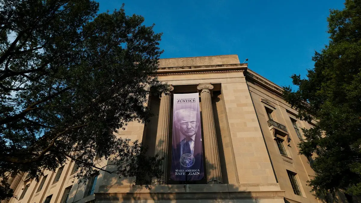 Zgrada Ministarstva pravosuđa SAD-a u Washingtonu, DC, 17. kolovoza 2026
