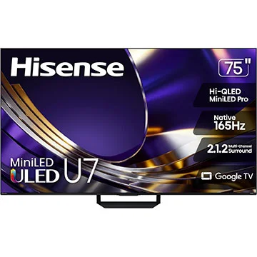 75" Hisense U7SG 4K Hi-QLED Mini-LED 4K Google TV (2026)