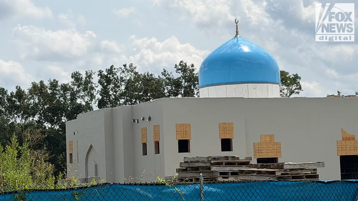 photo of mosque construction site