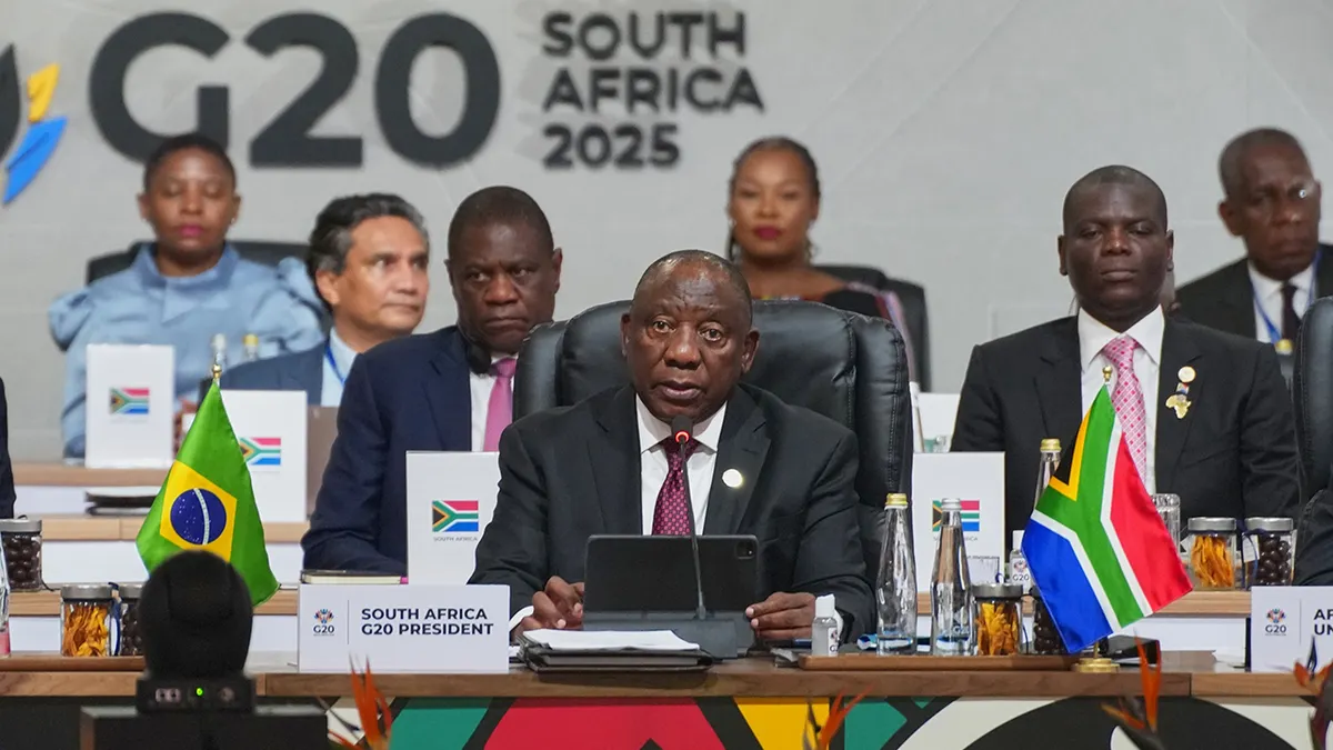 Južnoafrički predsjednik Cyril Ramaphosa na G20.