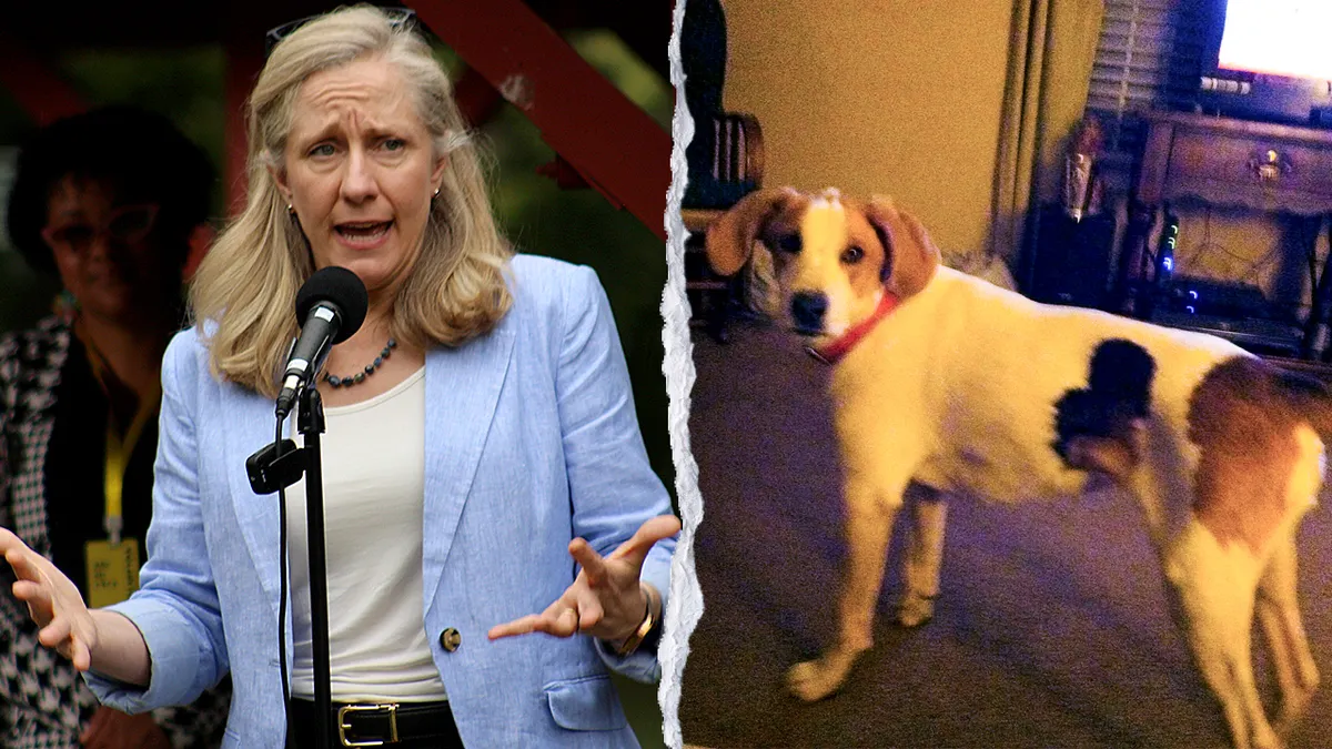Abigail Spanberger i pas Biscuit