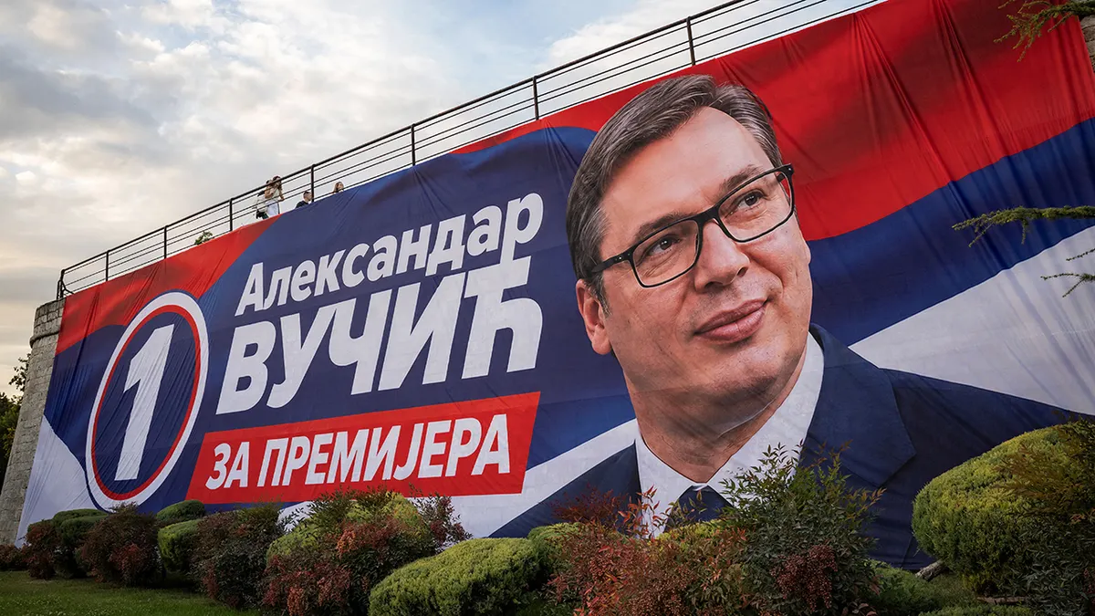 Vučićev izborni plakat